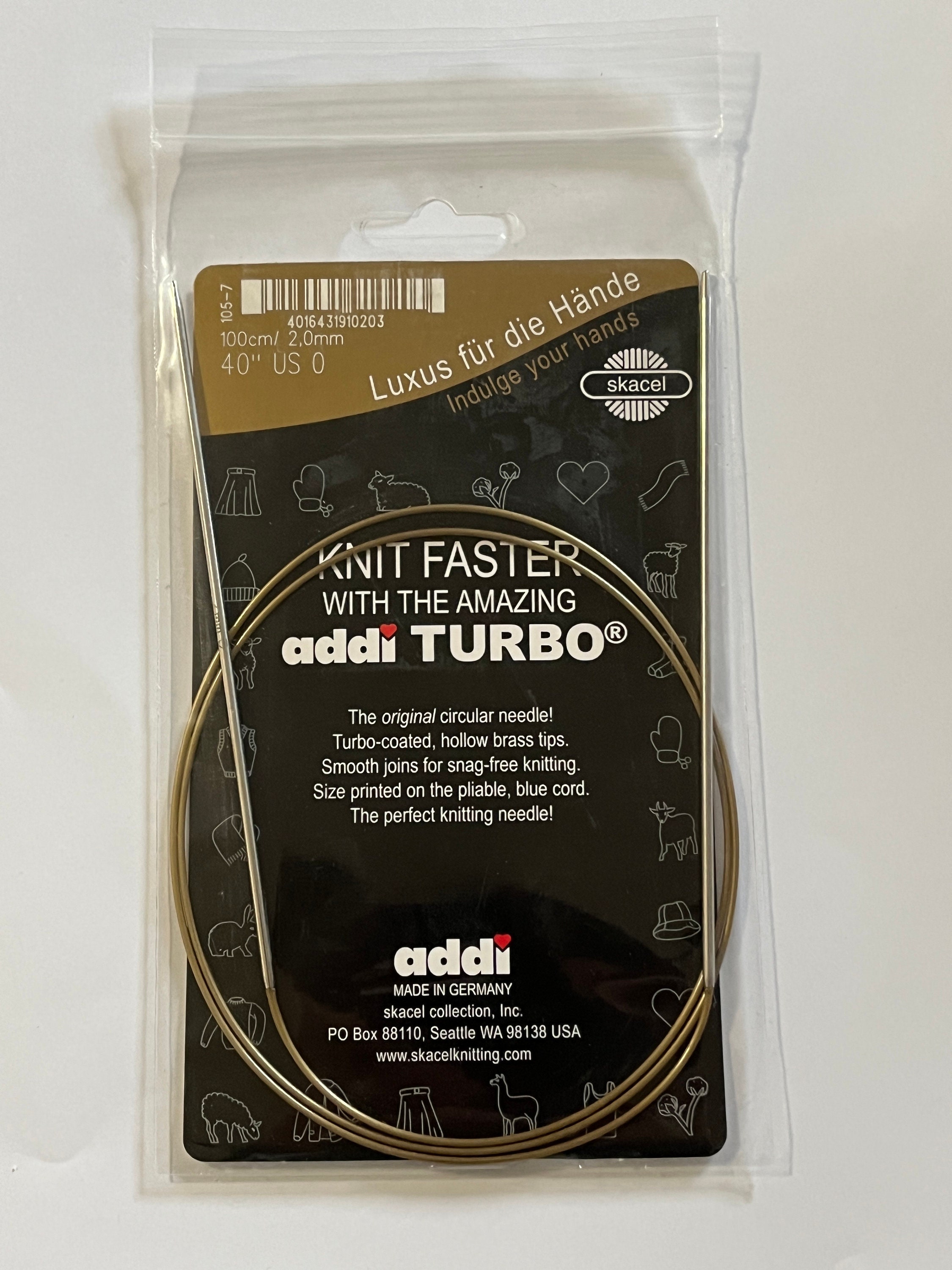 Addi Turbo Circular Needles - 60inch US 6 - 4.00mm