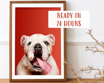 Custom Pet Portrait, Dog Portrait, Custom Cat Portrait, Custom Family Portrait, Personalized Portrait