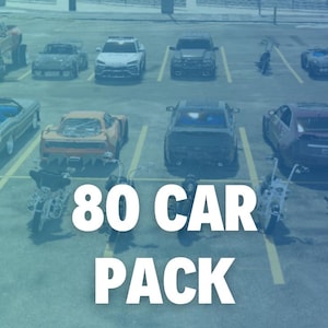 Cons 80 Debadged Car/Truck/Bike Pack | FiveM Ready | Plug N Play