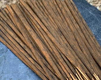 Royal Myrrh Incense Sticks, Extra Thick, 20 grams - Handmade High Quality Temple Grade Incense from the villages of South India