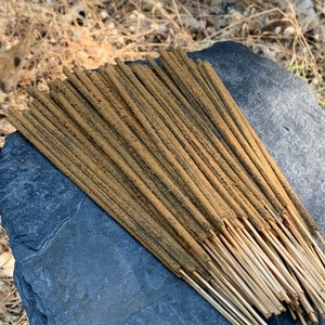 Vrindavan Flowers Incense Sticks, 20 grams - Handmade High Quality Temple Grade Incense from the villages of South India