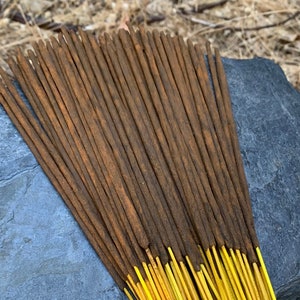 Ancient Taj Al Bakhoor Incense Sticks, Extra Thick, 20 grams, Handmade High Quality Temple Grade Incense from the villages of South India