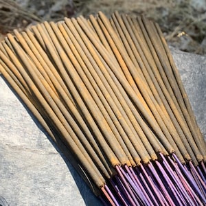 Ganraja Incense Sticks, Extra Thick, 20 grams - Handmade High Quality Temple Grade Incense from the villages of South India