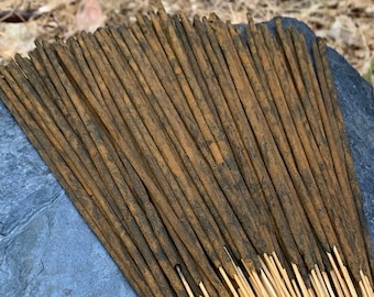 Bastoncini di incenso al sandalo Chamundi Hill Mysore, extra spessi, 20 grammi, incenso di alta qualità fatto a mano per tempio, proveniente dall'India meridionale