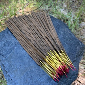 Meena Oudh Incense Sticks, 20 grams - Handmade High Quality Temple Grade Incense from the villages of South India