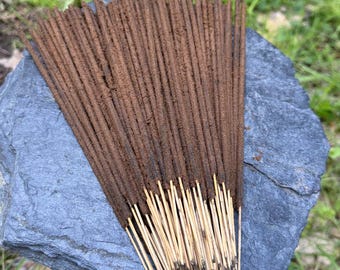 Vedic Havan Samagri Incense Sticks, Extra Thick, 20 grams - Handmade High Quality Temple Grade Incense from the villages of South India