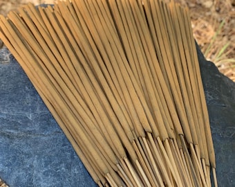 Natural Ethiopian Frankincense Incense Sticks, Handmade High Quality Temple Grade Incense from South India