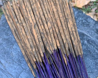 Premium Arabian Oudh Attar Incense Sticks, 20 grams, Handmade Handrolled, Temple Grade Incense from India