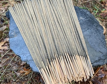 Natural California White Sage Incense Sticks, Handmade High Quality Temple Grade Incense from the villages of South India