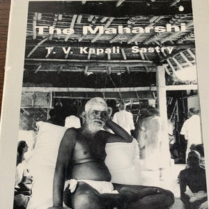 The Maharshi by T.V. Kapali Sastry - A Book About Ramana Maharshi - Rare Vintage Book from India