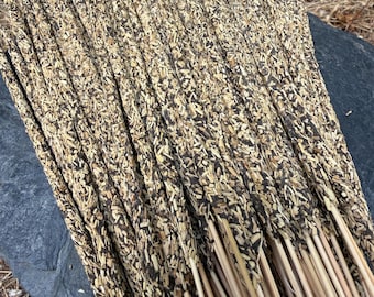 Double White Sage Smudge Incense Sticks, Extra Thick Handmade Incense, 20 grams