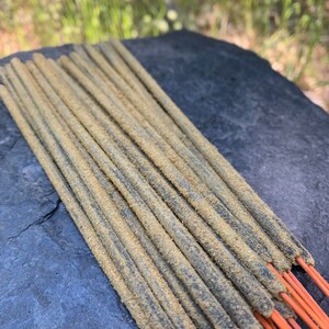 Rökelsepinnar från King of Vrindavan, extra tjocka, 20 gram, handgjord högkvalitativ tempelrökelse från byar i södra Indien