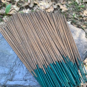 Pure Frankincense Incense Sticks, Extra Thick, 20 grams, Handmade High Quality Temple Grade Incense from the villages of South India