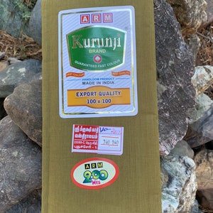 Kurunji Brand Traditional South India Style Dhoti / Lungi
