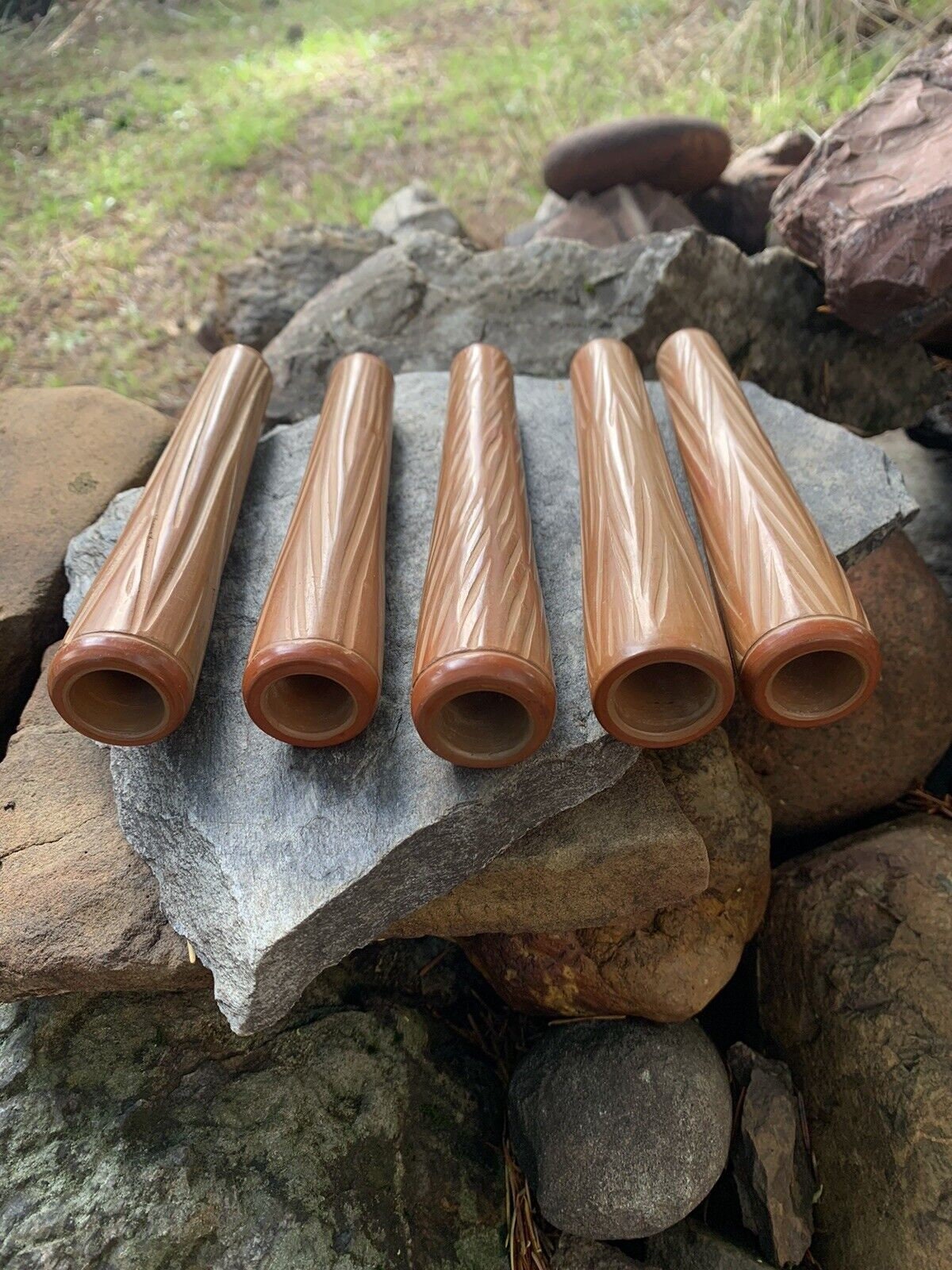 Handmade Mud Shiva Clay Chillum/Smoking Pipe with Giddi (4 Inches