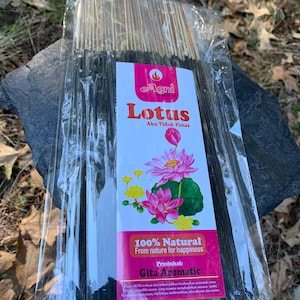 Lotus Flowers Incense Sticks from Ubud Bali, Handmade Balinese Incense for Everyday Use, Ubud Bali Indonesia