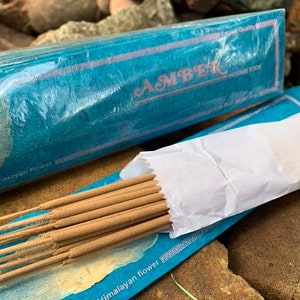 Himalayan Amber Incense Sticks, All Natural Handmade Incense Sticks in Kathmandu Nepal, Artisan Quality - Small Family Business