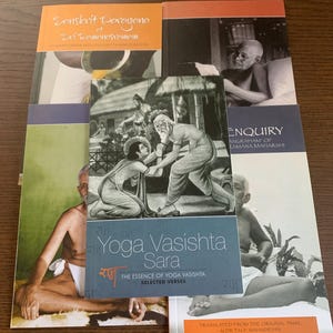 Ramana Maharshi Ashram Book Collection, Pocket Size Books, Arunachala Sri Ramanasramam, 5 Book Lot