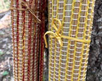 Kusha Grass Meditation & Yoga Mat - Handwoven Darbha Asana (Kush Aasan) - 26" L × 24" W