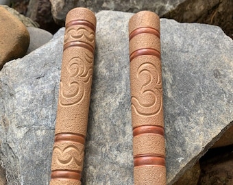 Himalayan Sadhu Chillums with Om Carvings, Brand New handmade in Nepal Himalayas, Free Shipping from California