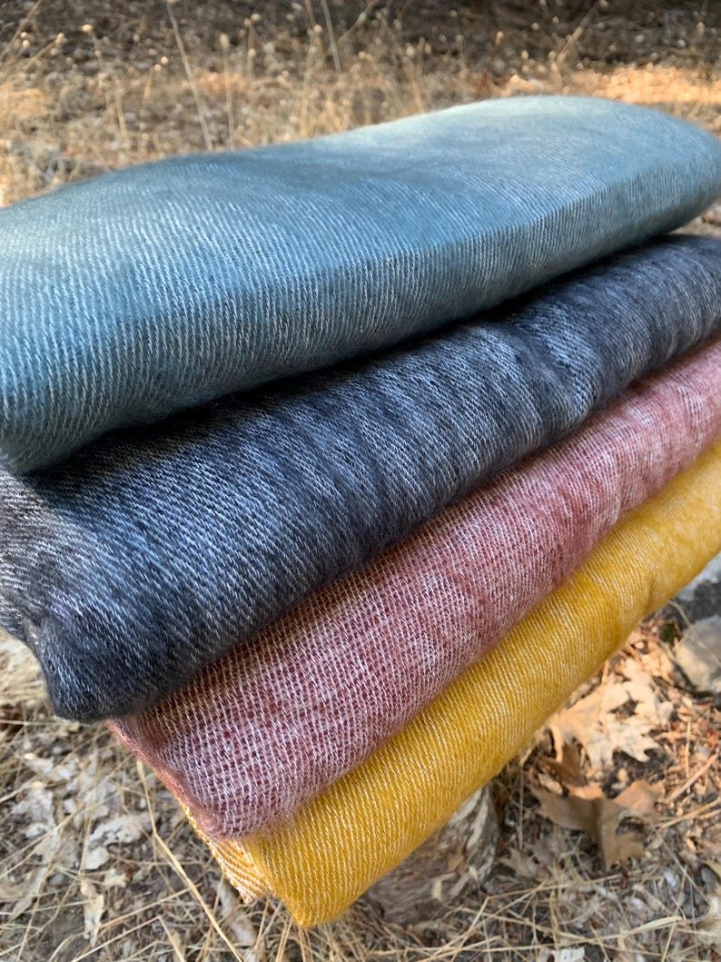 XL Himalayan Yak Wool Blanket 4x8 Ft, Soft Warm Lightweight Handmade in
