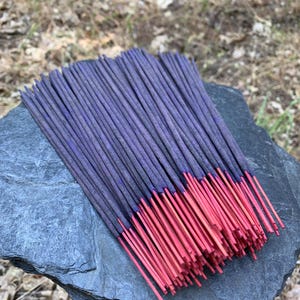 Limited Blue Lotus Rose Incense Sticks, 20 grams, Handmade High Quality Temple Grade Incense from the villages of South India
