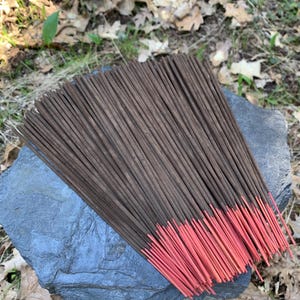 Pure Patchouli Incense Sticks, 20 grams, Handmade High Quality Temple Grade Incense from the villages of South India