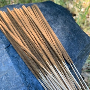 Vrindavan Masala Incense Sticks, 20 grams, Handmade High Quality Temple Grade Incense from the villages of South India