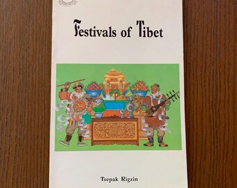 Festivals of Tibet - By Tsepak Rigzin - Rare Vintage Book about Tibet Culture