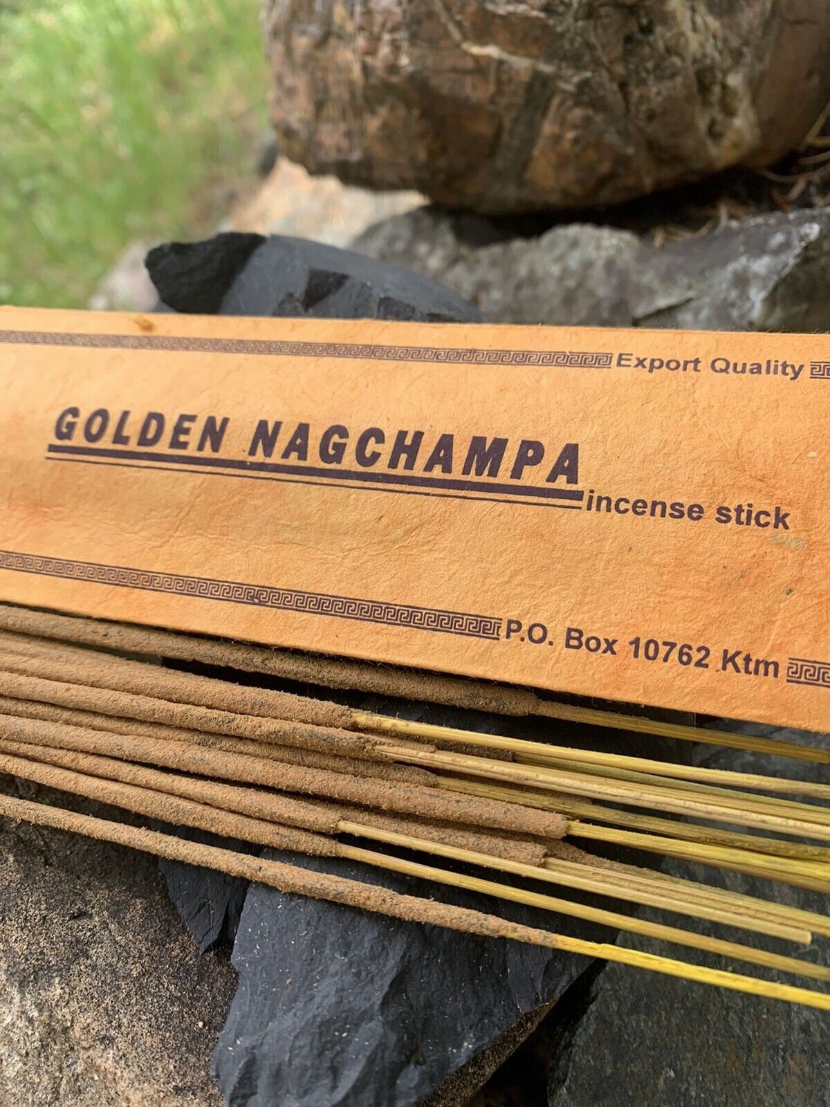 Golden Nag Champa Incense bundle x10 packs plus 1 pack FREE, The original Himalayan Nag Champa, All Natural, Handmade in Nepal, Wholesale