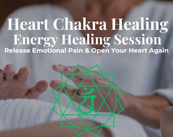 Sanación energética a distancia del chakra del corazón: Libera el dolor emocional / Perdona / Abre tu corazón