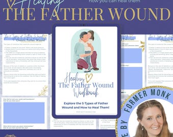Father Wound Healing Workbook: Inner Child Therapy, Shadow Work (PDF Download)