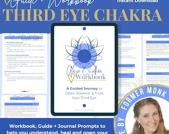 Drittes Auge Chakra Arbeitsbuch: Spirituelle Heilung & Intuition (Digitaler Download)