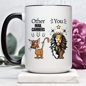 Mail Carrier Mug, Efficient Timely Mail Delivery, Postmaster Address, Mailman Mug, USPS Service, Postal Workers, Post Office, Mail Clerk Zip