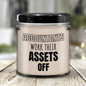 Accountant Gift, Gift for Accountant, Accountant Candle, Tax Accountant, CPA Grad Gift, CPA Gift, Accountant Gifts, CPA Graduate Candle