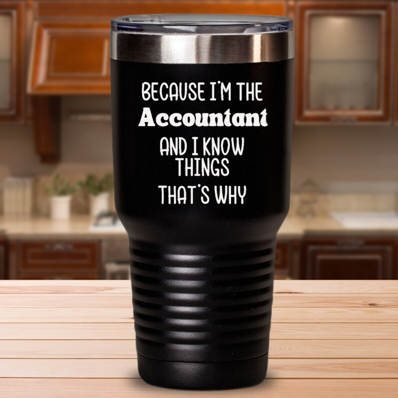 Accountant Tumbler, Finance Thermos, Money Manager, Numbers Guru, Taxes