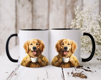 Golden Retriever Coffee Mug: Funny Dog Lover Gift (11oz & 15oz)