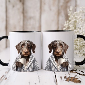 German Wirehaired Pointer Coffee Mug: Funny Dog Lover Gift