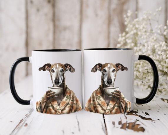 Greyhound Mug 330 Ml Greyhound Lovers Gift Greyhound