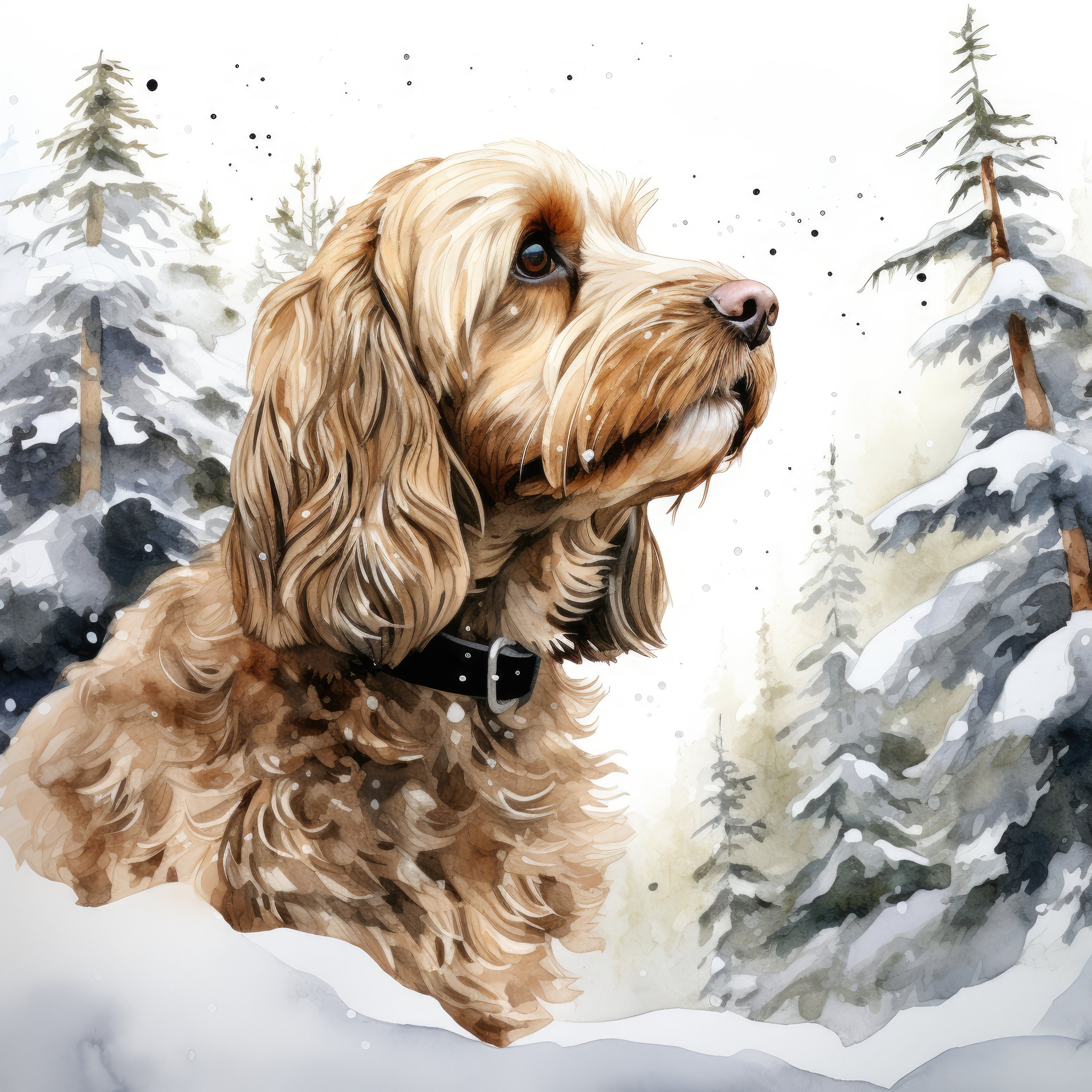 Cockapoo Clipart Bundle Dog Sublimation Design Cockapoo - Etsy