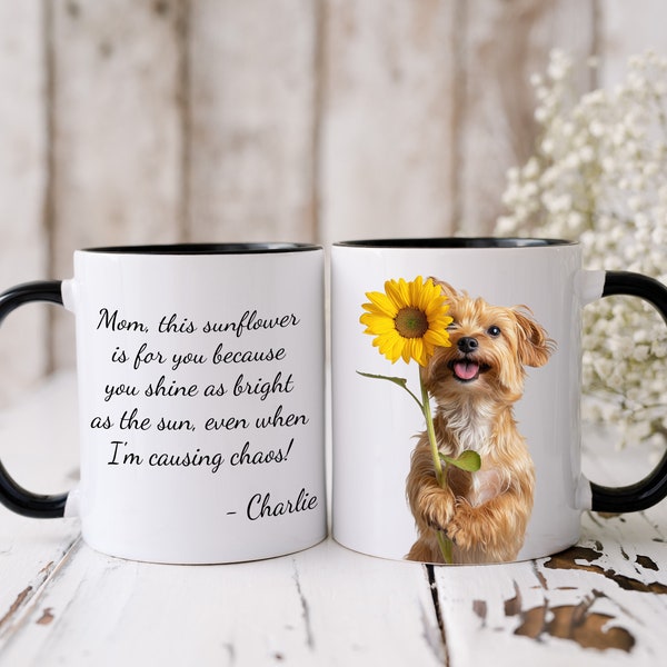 Personalized Yorkie-Poo Mom Mug, 11oz and 15oz, Gift for Yorkie-Poo Dog Parent, Yorkie-Poo Dog lovers gift, Custom Yorkie-Poo Name Cup