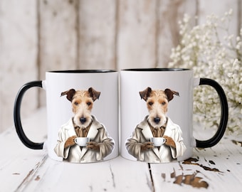 Fox Terrier Coffee Mug: Funny Dog Lover Gift