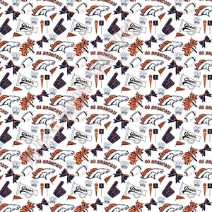 Broncos Cheer Seamless file
