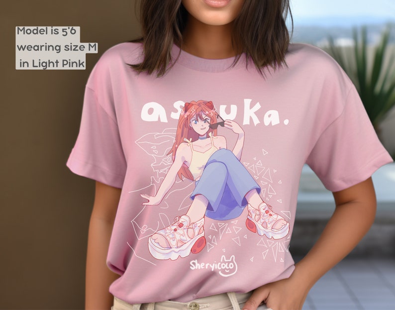 Style3 Asuka Evangelion T-Shirt Da Uomo Shinji Tokyo3 Neon Genesis Dimensione S 105915633
