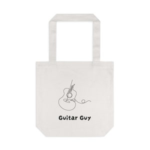 Tote Bag for Guitar Player, Guitar Player Tote Bag, Gift for Guitarist, Tote bag for musician, Gift for Guitar Teacher, musician gift