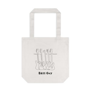 Tote Bag for Bass Player, Bass Player Tote Bag, Gift for Bassist, Tote bag for musician, Gift for Bass Teacher, musician gift