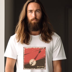 Banjo Player T Shirt, Musician T Shirt, Banjo Player Gift, Gift for dad Banjo Player, Cool Banjo Player T shirt, Banjo lover tee