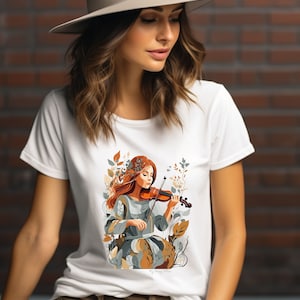 Girls Violin Shirt, Violin Gift, Girl Violinist Shirt, Violinist Gifts, Womens Violin T-shirt, Girls Violin Tee, Violin Lover Gift, Violin
