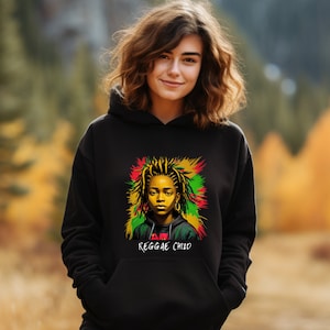 Reggae Lover Hoodie, Girl Reggae Lover Gift, Gift for Girl Reggae Lover, Cool hoodie for Girl Reggae Lover, Gift for female Reggae Lover