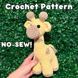 NO-SEW crochet pattern: Gigi the Giraffe